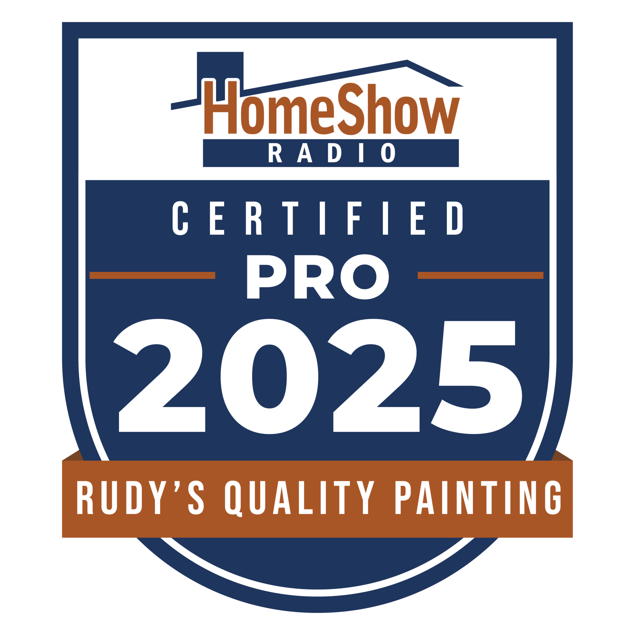 HomeShow Radio Certified Pro 2025 Badge